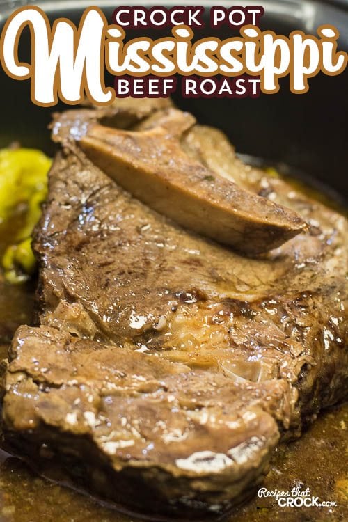 Crock Pot Mississippi Beef Roast takes minutes to throw together and is amazing!