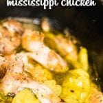 Crock Pot Mississippi Chicken Thighs: We took one of our favorite roast recipes and turned it into a delicious chicken dish! Perfect for an easy weeknight dinner or a great dish for company!