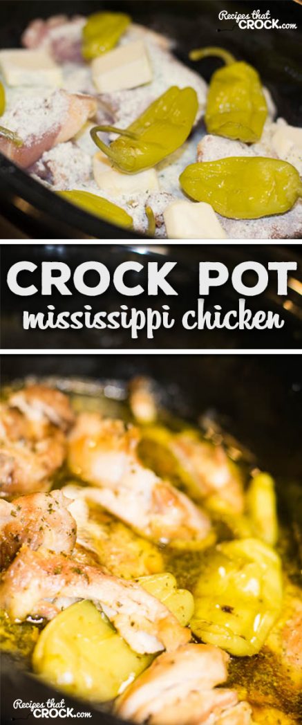 Crock Pot Mississippi Chicken Thighs - Recipes That Crock!