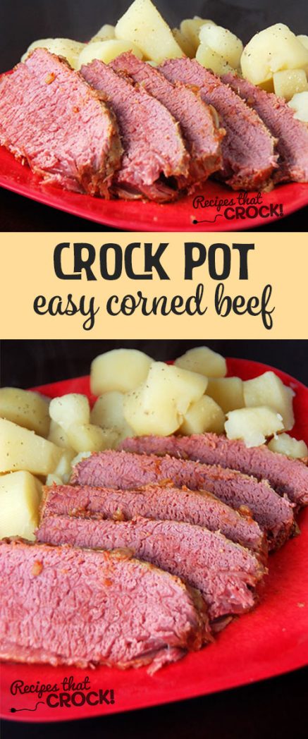 Easy Corned Beef recipe for your crock pot that is quick and delicious!