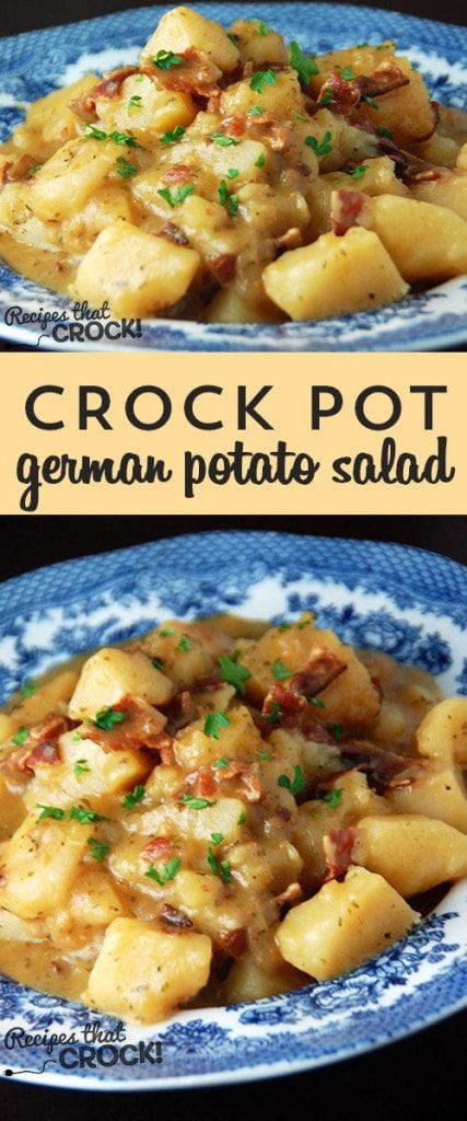 German Potato Salad {Crock Pot} - Recipes That Crock!