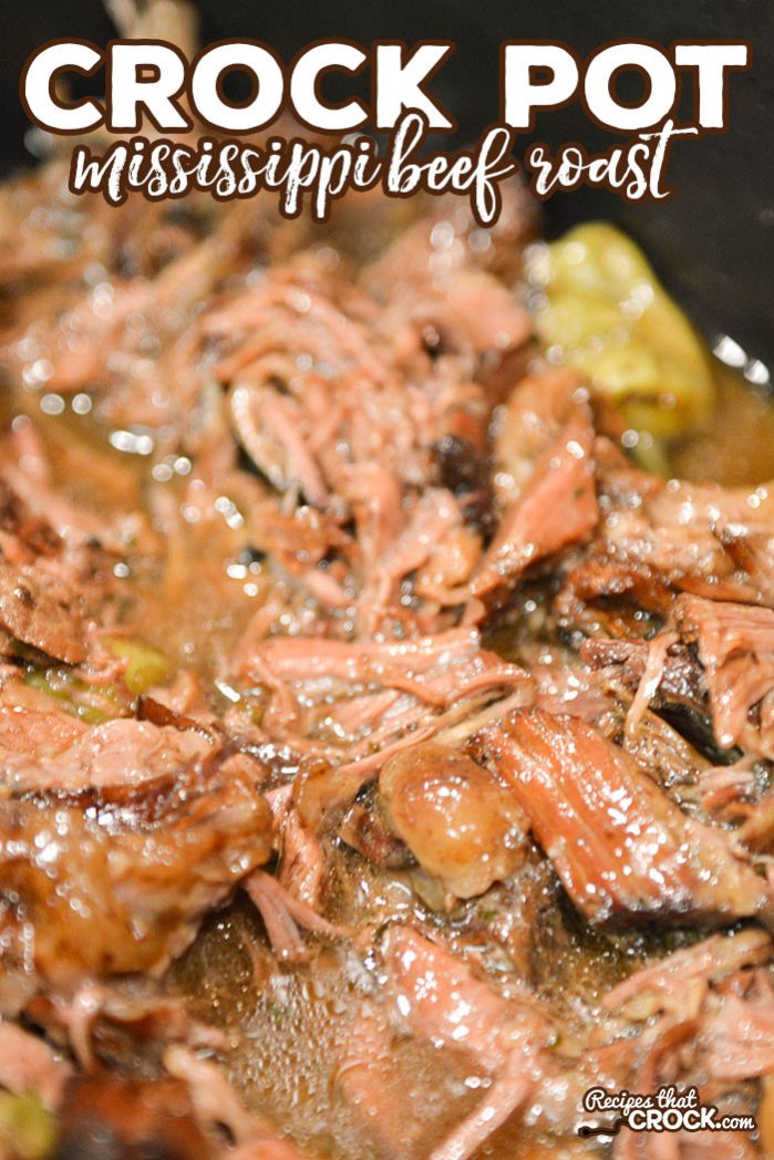 Crock Pot Mississippi Beef Roast Recipe from Recipes That Crock! This is our take on the very popular beef roast recipe. This slow cooker version is a quick and easy recipe to throw together for a flavorful family dinner.