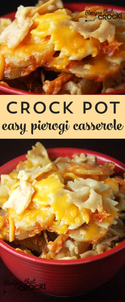 This Easy Pierogi Casserole is delicious and a snap to throw together!