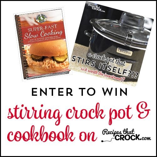 Enter to win an Automatic Stirring Crock Pot and an @GooseberryPatch cookbook