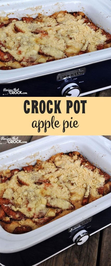 Crock Pot Apple Pie