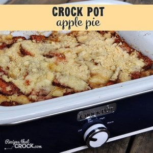 This Crock Pot Apple Pie is a delicious treat for the whole family!