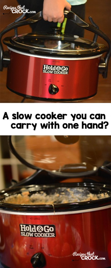 A slow cooker you carry with one hand? We put the Hold and Go Slow Cooker to the test.