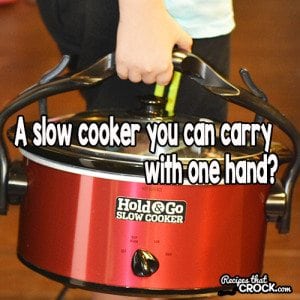 A slow cooker you carry with one hand? We put the Hold and Go Slow Cooker to the test.