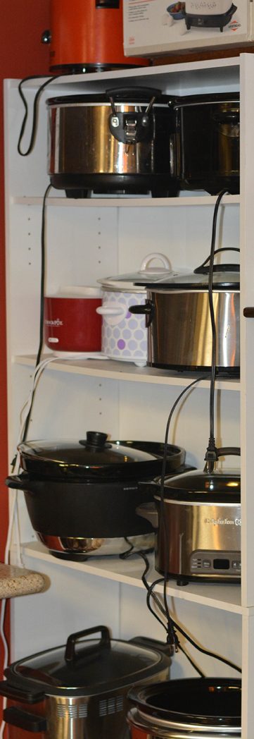 Wall of Slow Cookers