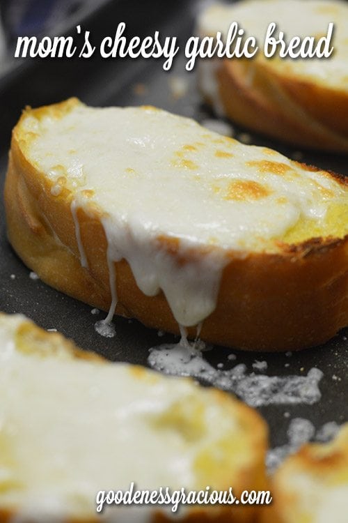 The BEST cheesy garlic bread for any meal!