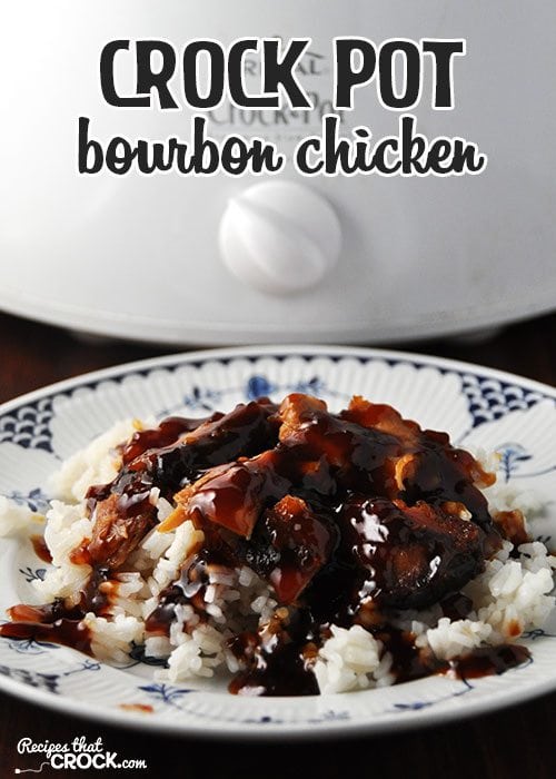 This Crock Pot Bourbon Chicken is easy and delicious!