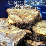 These ah-mazing Crock Pot Marble Browines are so good, you'll never use the box mix again...or make them in your oven!