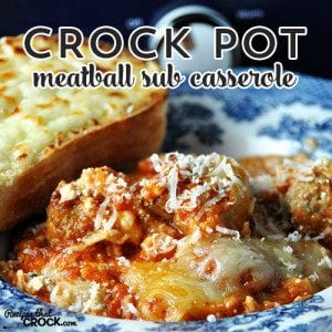 If you love meatball subs, then you want to check out this awesome Crock Pot Meatball Sub Casserole