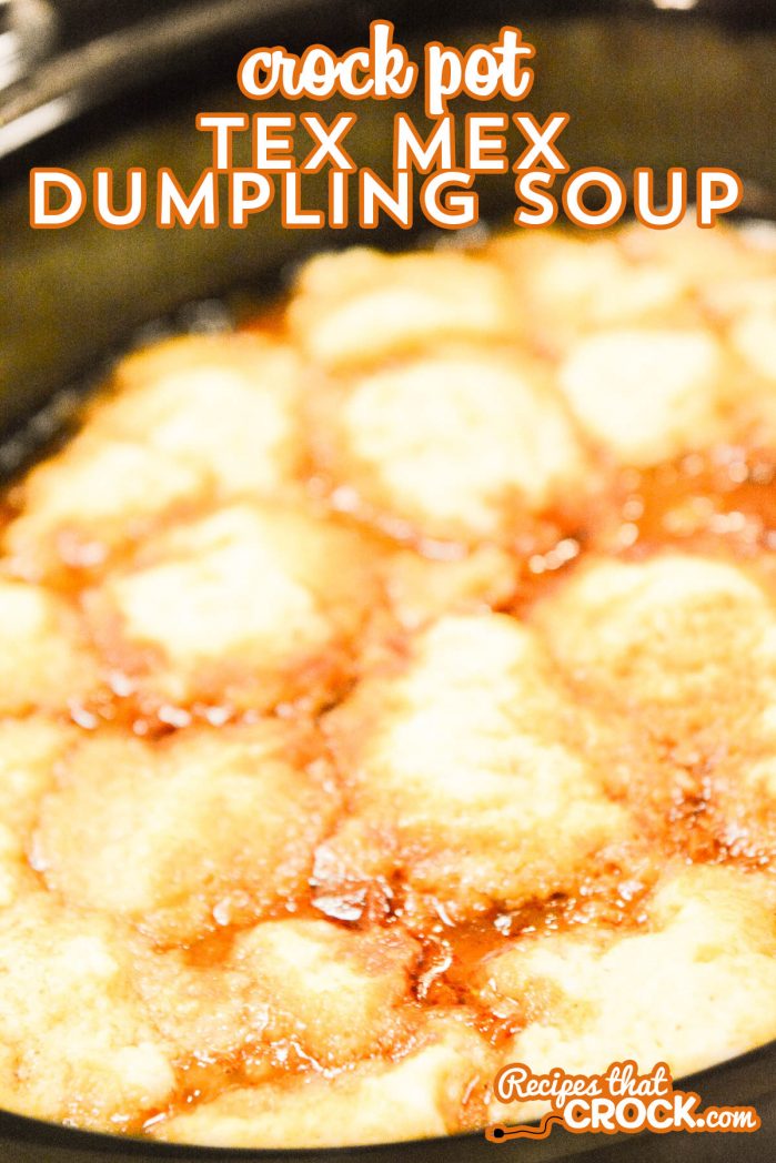 Are you looking for a new soup to switch up soup night? This Crock Pot Tex Mex Dumpling Soup has great flavors all topped with a yummy cornmeal dumpling!