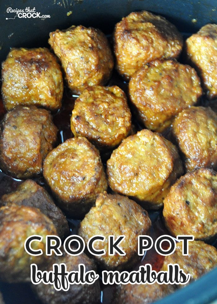 If you love buffalo flavoring, then these Crock Pot Buffalo Meatballs may very well be your new favorite meatballs!