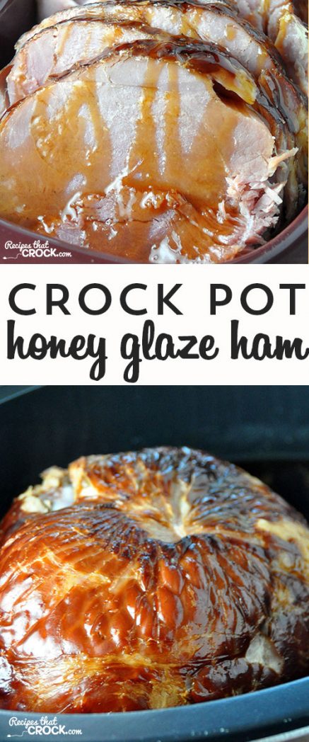 This Crock Pot Honey Glaze Ham is perfect for your next holiday or to make dinner special any day of the week!
