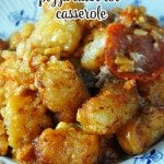 This Crock Pot Pizza Tater Tot Casserole is sure to be an instant family favorite!