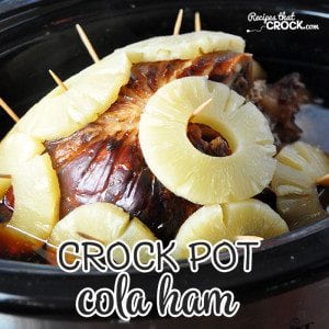 This Cola Crock Pot Ham is super easy and has an amazing flavor!