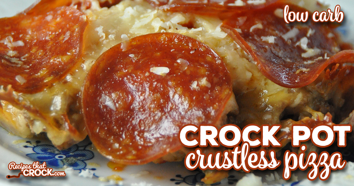 Crock Pot Crustless Pizza - Recipes That Crock!