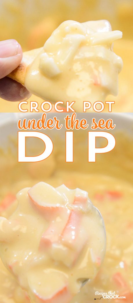 Crock Pot Under the Sea Dip is a fantastic slow cooker seafood dip recipe.