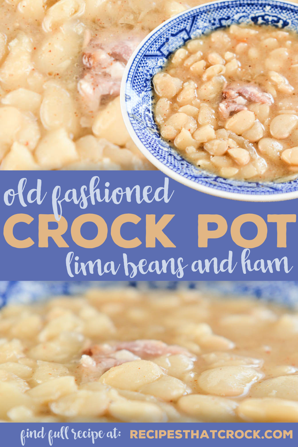 Old Fashioned Crock Pot Lima Beans and Ham is a delicious way to try lima beans if you haven't tried it before. The dish is a little similar to traditional slow cooker beans and ham, but definitely worth a try if you haven't had lima beans the old fashioned way before! Pamela says: "Omgoodnesss the flavor is spot on, will be my go to for butter beans from now on!!! Thank you for sharing this recipe ♥️"
