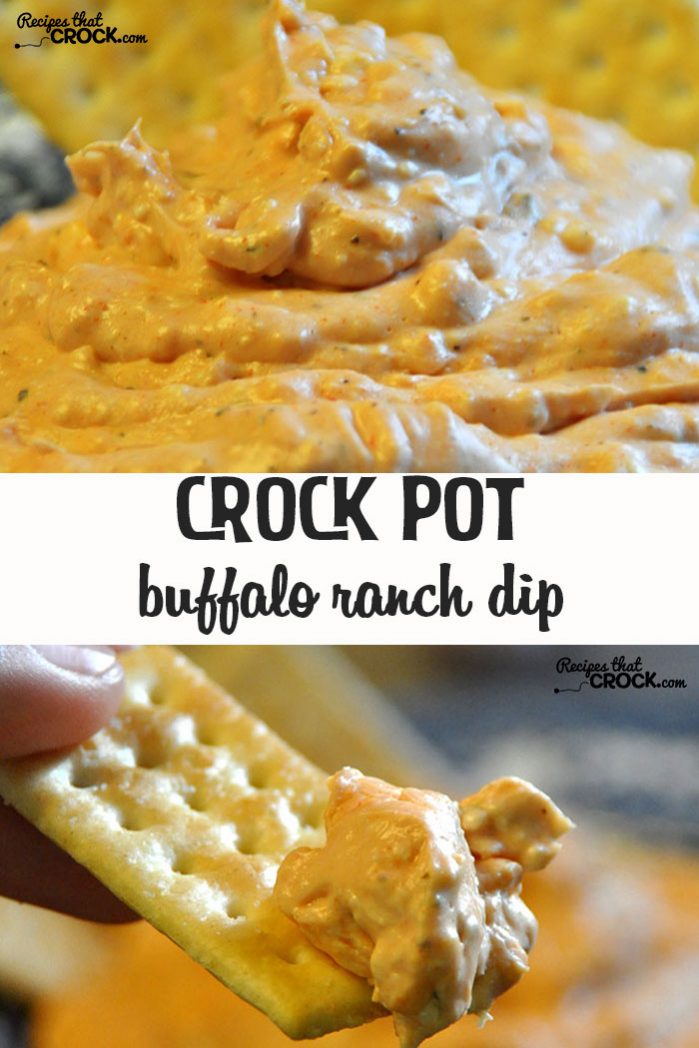 This simple Crock Pot Buffalo Ranch Dip is a must-have for your next party!