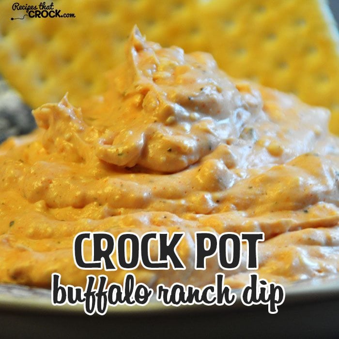 This simple Crock Pot Buffalo Ranch Dip is a must-have for your next party!