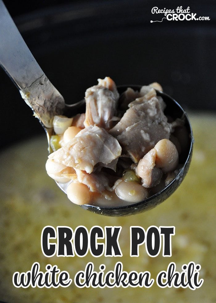 If you are looking for an awesome recipe that will have everyone singing your praises, check out this Crock Pot White Chicken Chili