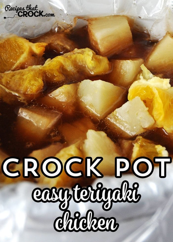 This Easy Crock Pot Teriyaki Chicken is moist and full of flavor!