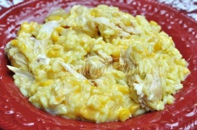 Slow Cooker Cheesy Chicken and Rice