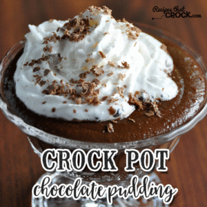 This Crock Pot Chocolate Pudding is a rich dessert that is sure to take any night up a notch!