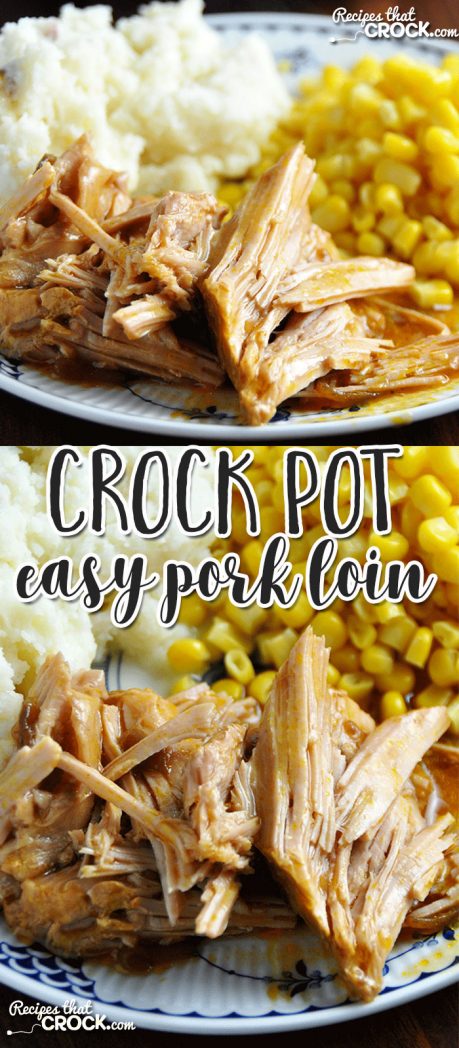 The flavor of this Easy Crock Pot Pork Loin is amazing!
