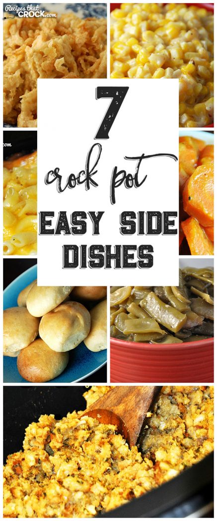 These 7 Easy Side Dishes free up my stove top and oven space and don't heat up my kitchen!