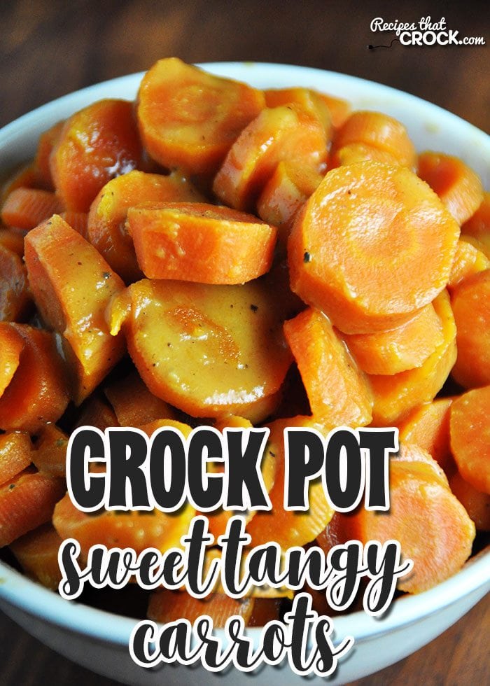 These Crock Pot Sweet Tangy Carrots have a surprisingly unique and delicious flavor!