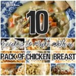 Do you love having variety in your recipes? Well, so do we! So we thought we would pull together 1o Recipes to Make with a Pack of Chicken Breasts just for you!