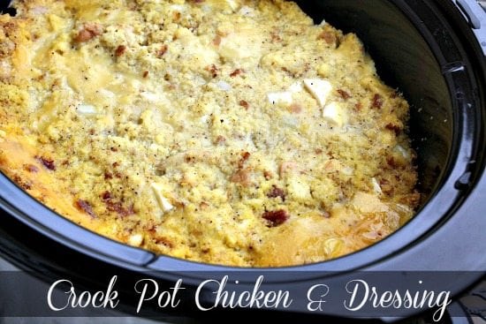 Crock Pot Chicken and Dressing