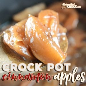 Are you looking for a great fresh apple recipe? Our Crock Pot Cinnamon Apples are the perfect family dinner side dish recipe!