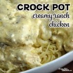 Do you love want a recipe recipe that is absolutely divine? Then let me introduce you to this Crock Pot Creamy Ranch Chicken!