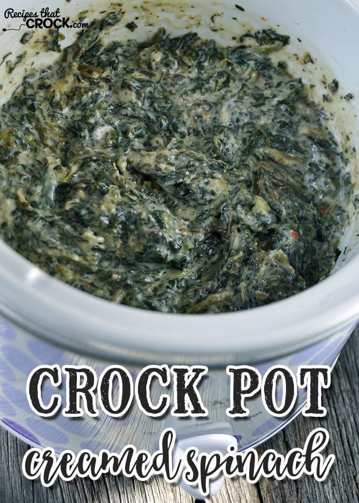 This Crock Pot Creamed Spinach is so good, everyone will want to eat their spinach!