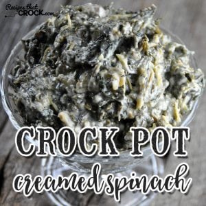 This Crock Pot Creamed Spinach is so good, everyone will want to eat their spinach!