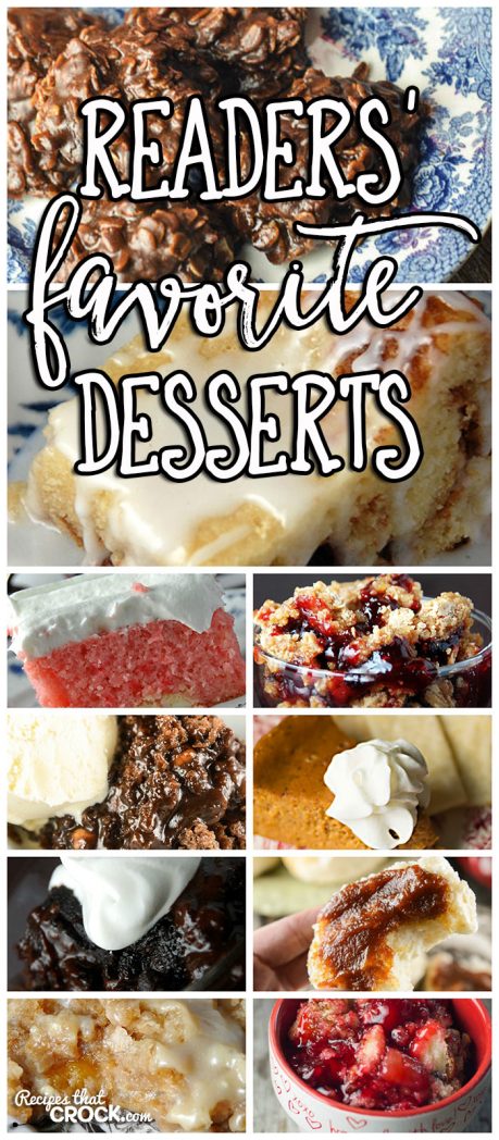 If you have a sweet tooth, you don't want to miss this list of our Readers' Favorite Desserts!