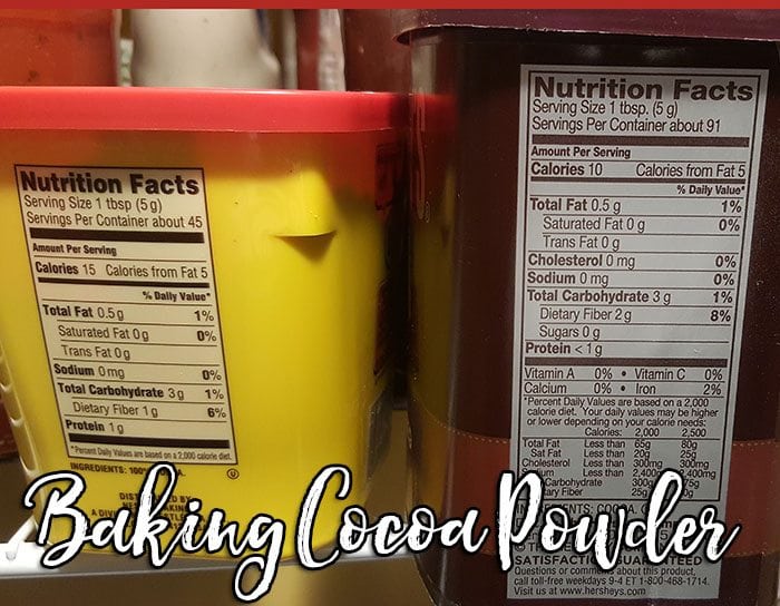 Nutritional Information Varies