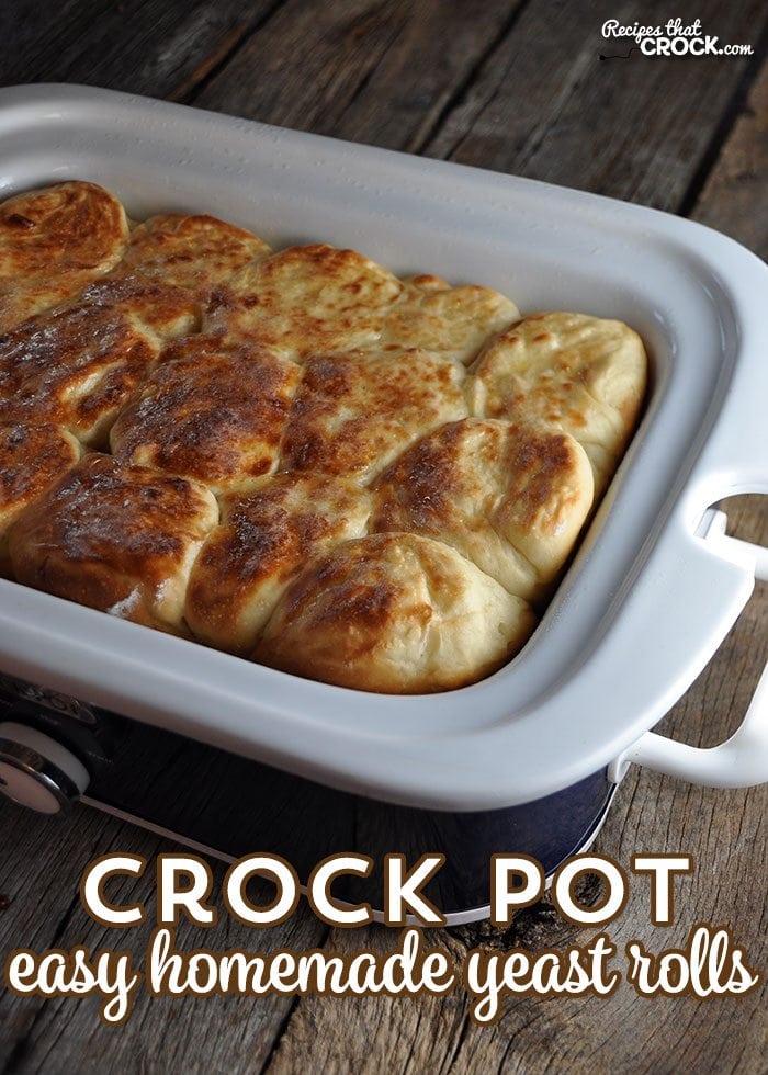 These Crock Pot Easy Homemade Yeast Rolls are the best yeast rolls I have ever had, but I may be biased since they are made from my Momma's tried-and-true recipe.