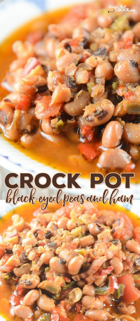 Are you looking for an easy and delicious way to cook up dried black eyed peas? Our Crock Pot Black Eyed Peas and Ham Recipe has an amazing flavor and is the perfect all day slow cooker recipe.