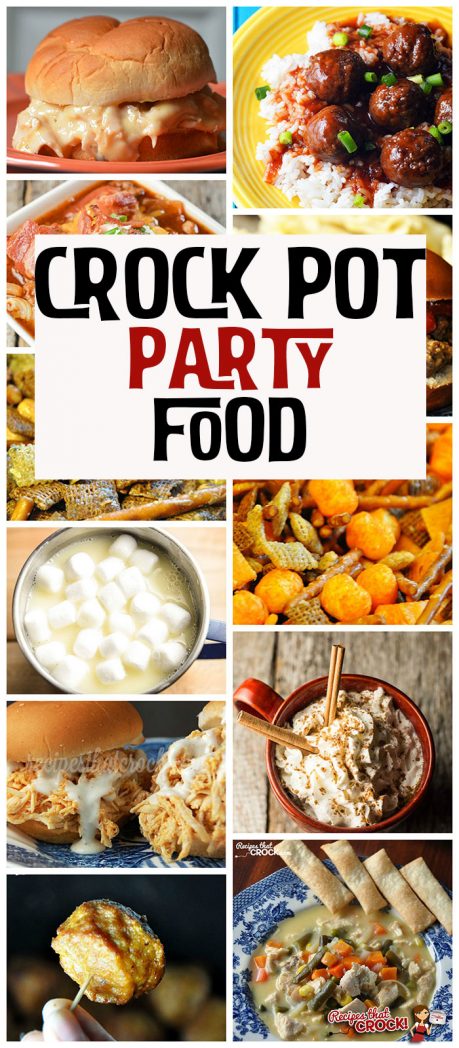 We like to party! No matter the time of year, it seems people like to get together and have a party! Part of the fun of a party is the yummy food! So check out these great Crock Pot Party Food!