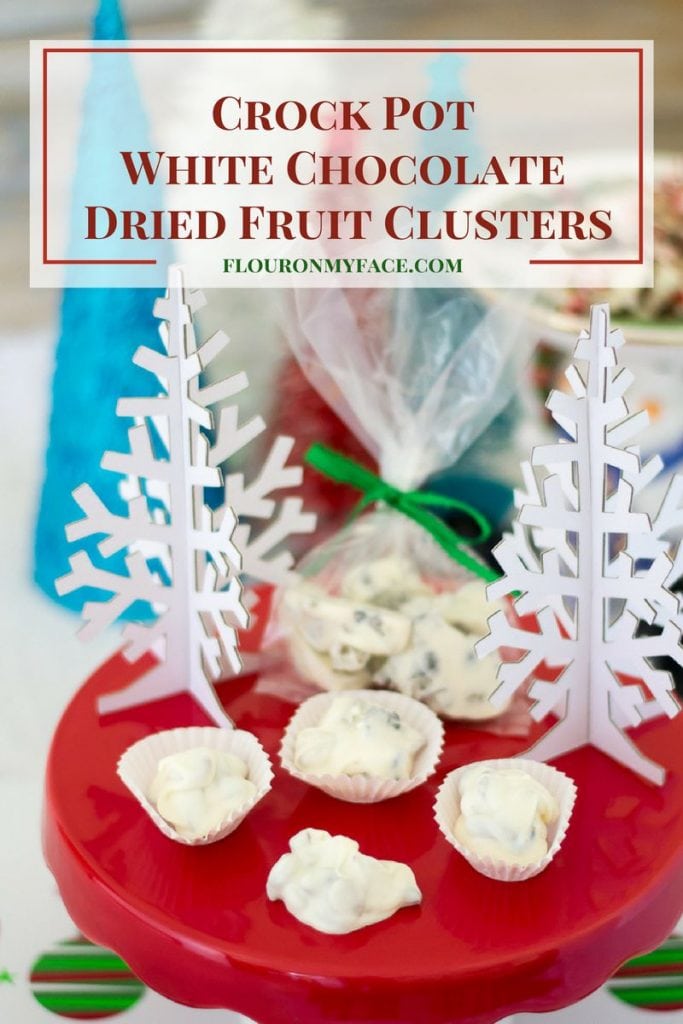 Crock Pot White Chocolate Dried Fruit Clusters