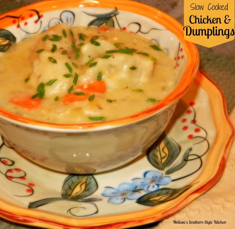 Slow Cooked Chicken and Dumplings