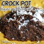 Rich, moist and delicious! Those are the first three words that come to mind when you take a bite of this Crock Pot Brownie Pudding Cake!