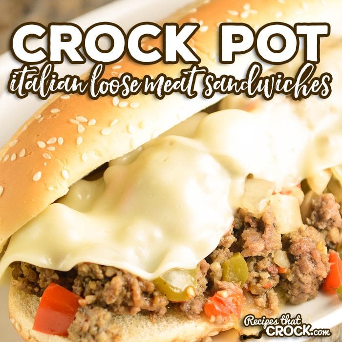 Are you looking for a delicious sandwich recipe to serve up to family and friends? These Crock Pot Italian Loose Meat Sandwiches are so flavorful and so easy to make.