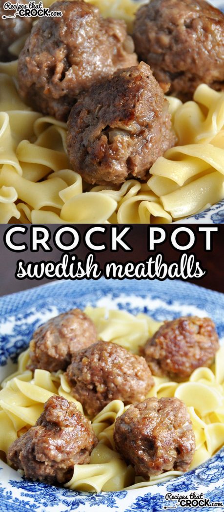 Do you love meatballs? Do you have a favorite meatball recipe? This Crock Pot Swedish Meatballs recipe just might be your new favorite! Yum!